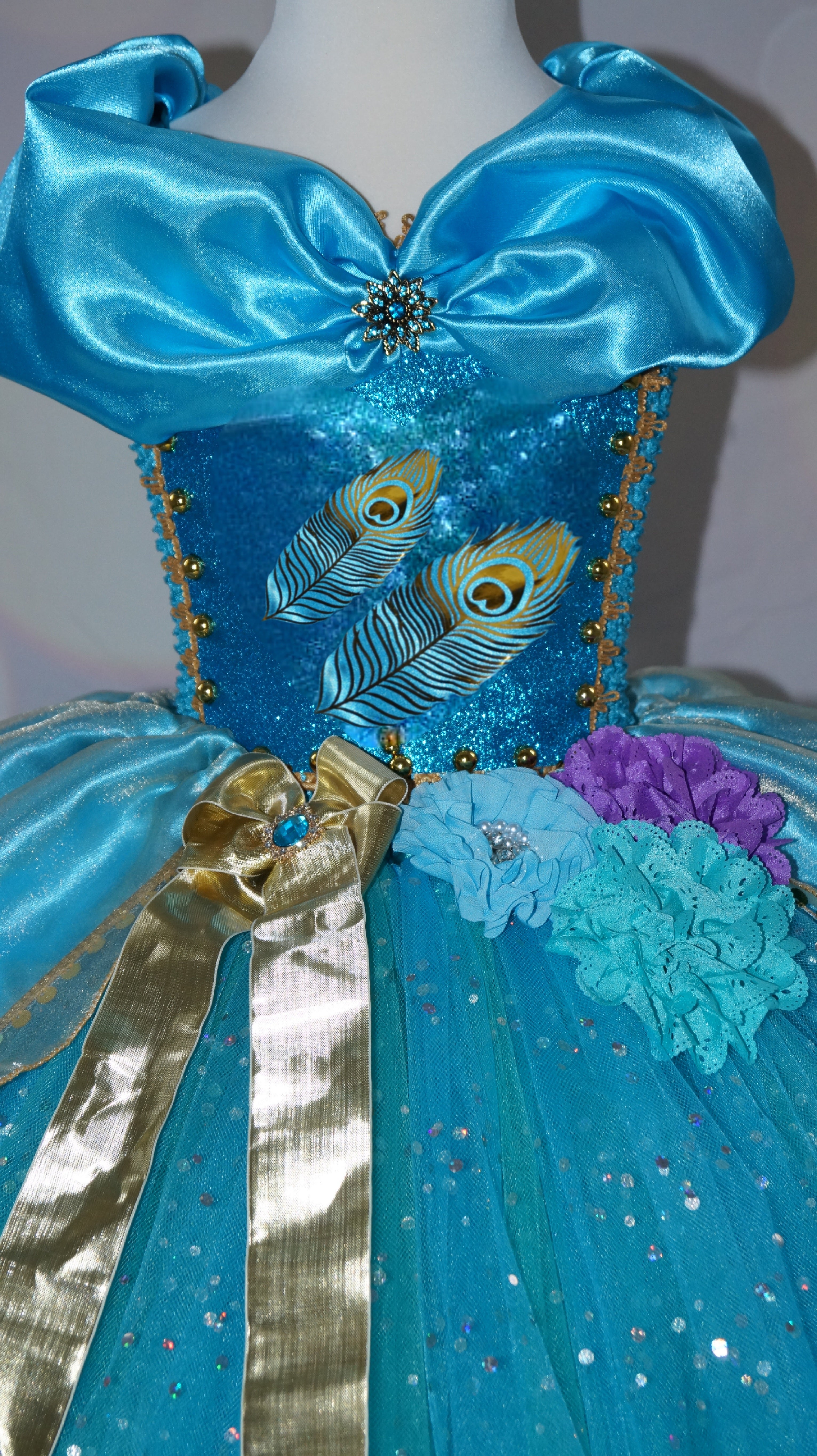 Princess jasmine shop inspired gown