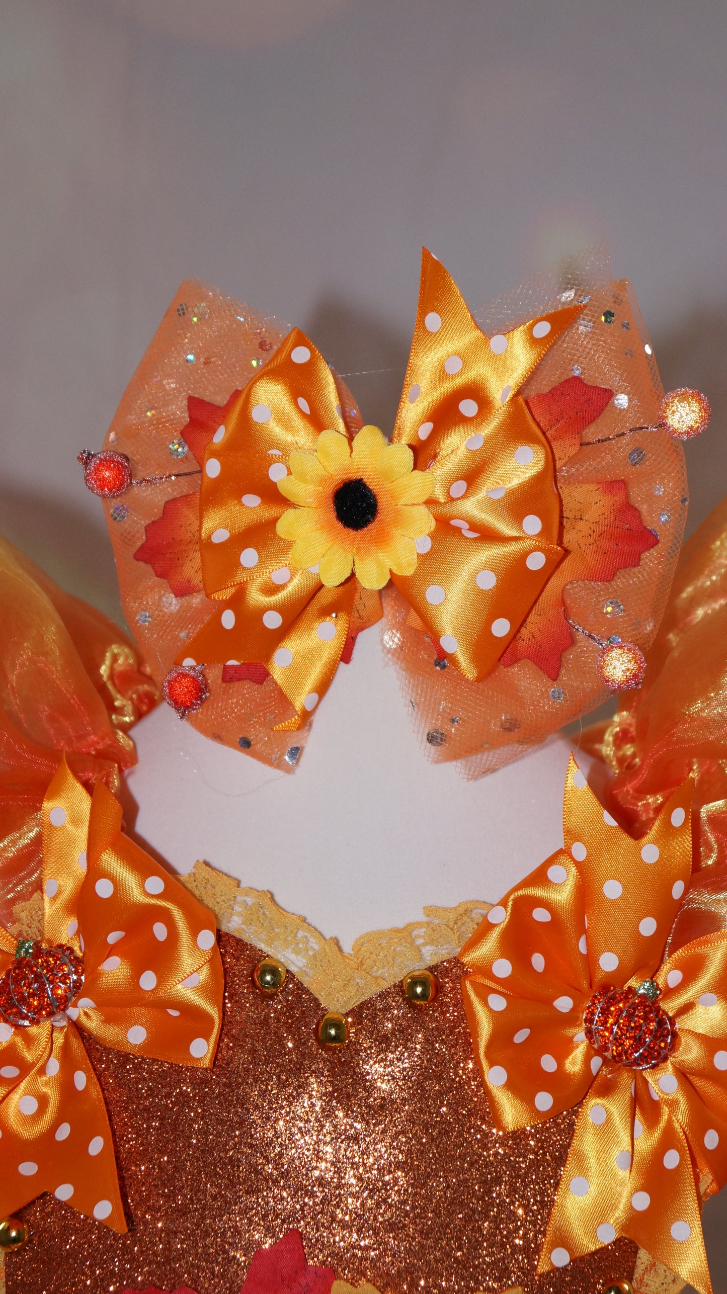 Fall Autumn Pumpkin Sunflower Flower Fairy Tutu Dress