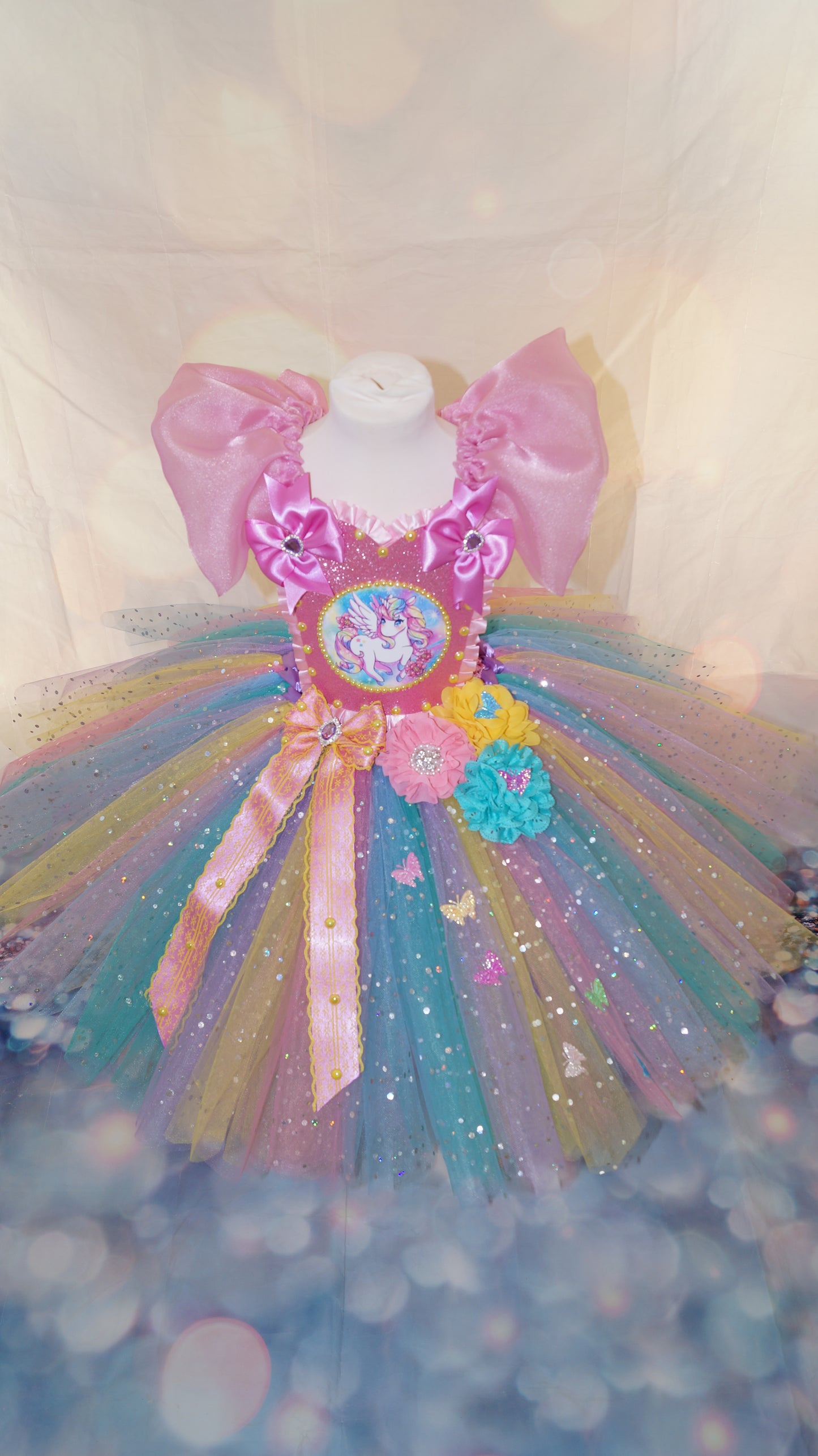 Rainbow Unicorn Tutu Dress