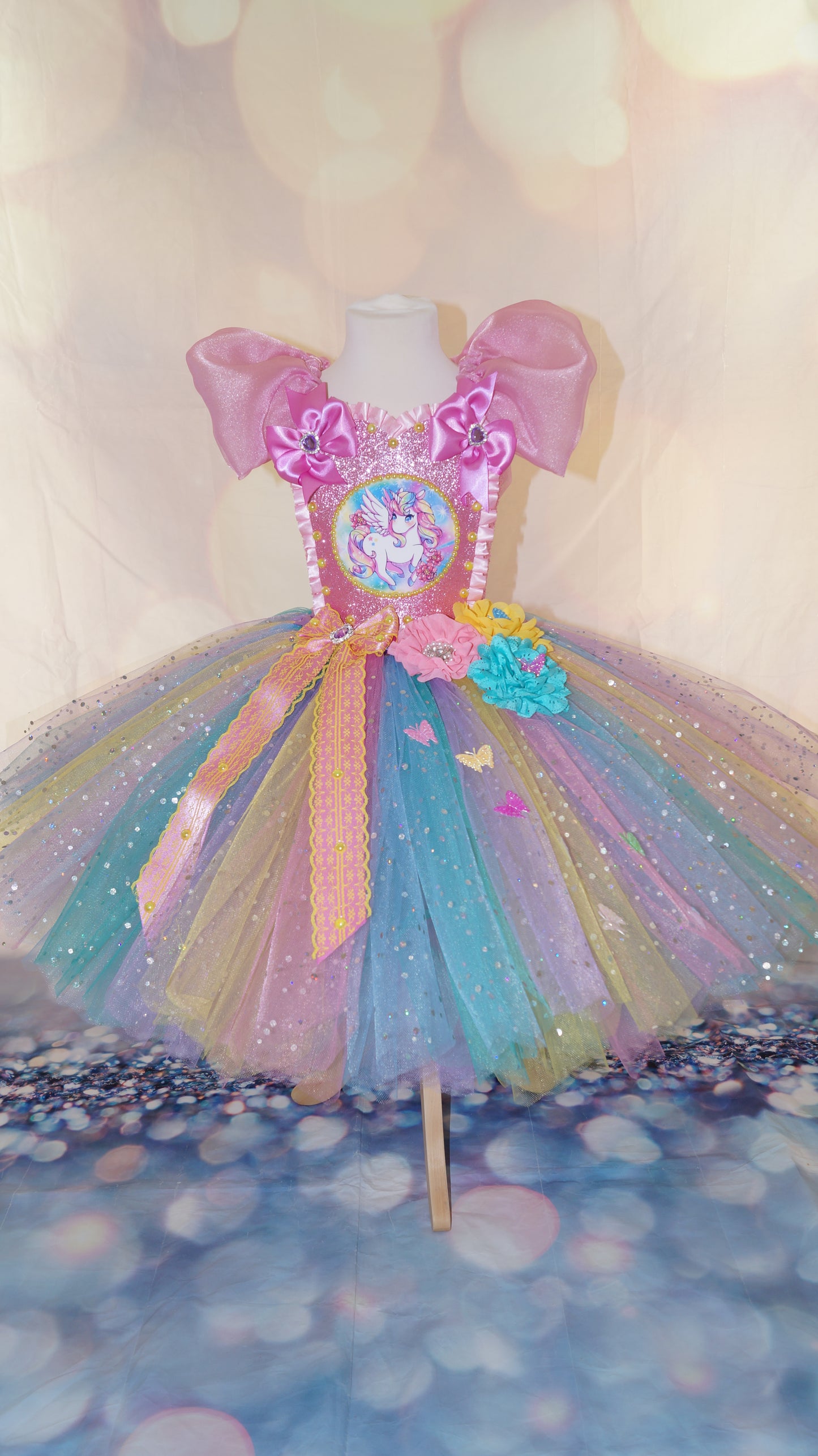 Rainbow Unicorn Tutu Dress