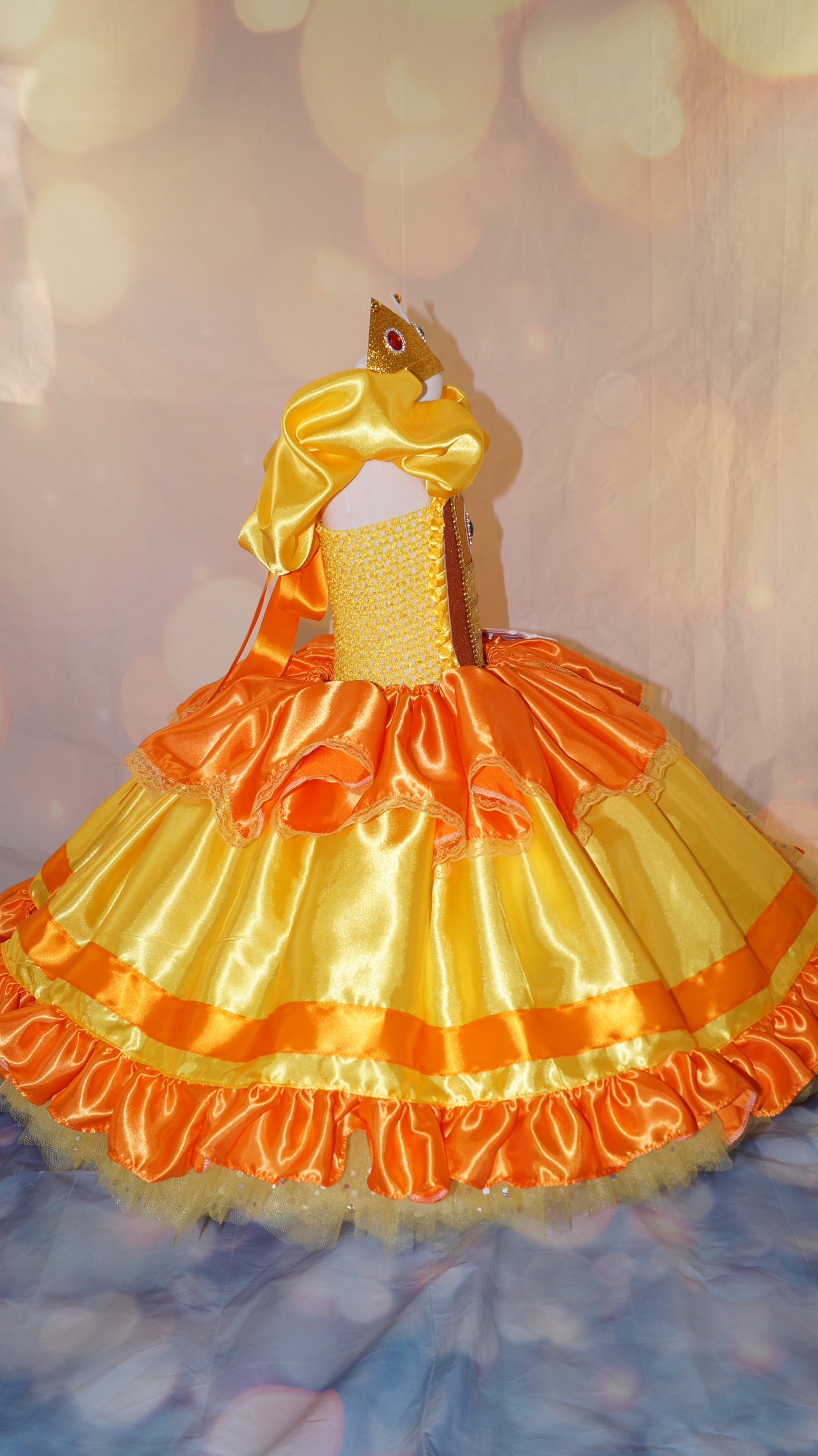 Deluxe Princess Daisy Super Mario Inspired Tutu Dress