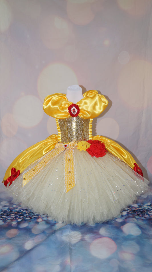 Disney Princess Belle Beauty and the Beast Tutu Dress