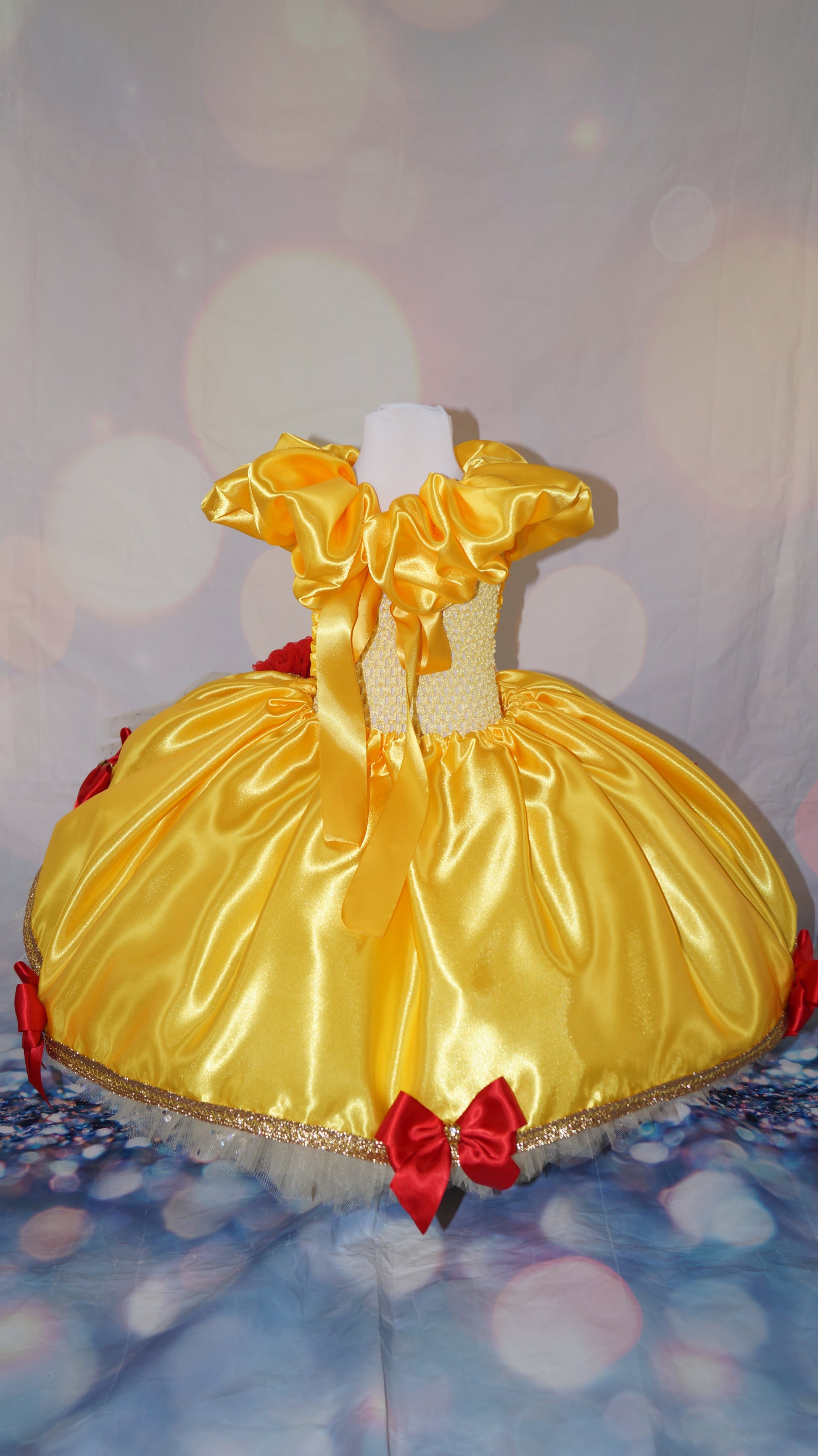 Disney Princess Belle Beauty and the Beast Tutu Dress EverAfterTutuCo Disney Princess Belle Beauty and the Beast Tutu Dress EverAfterTutuCo