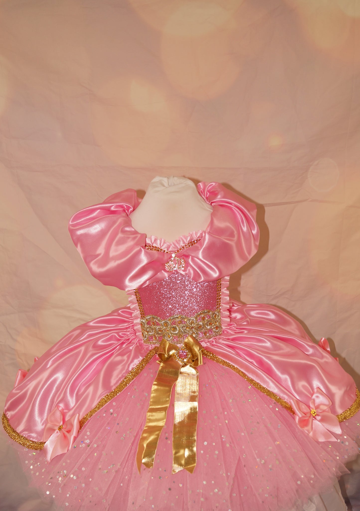 Disney Princess Pink and Gold Cinderella Tutu Dress